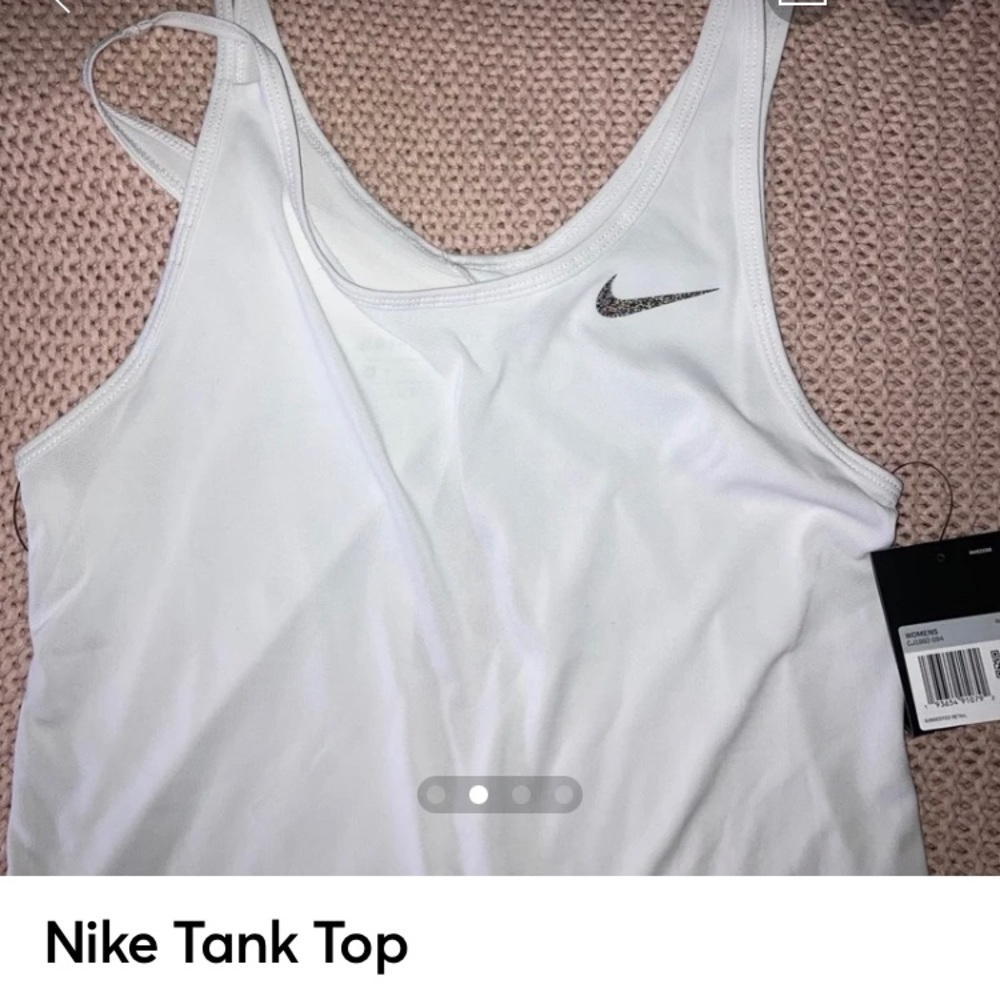 Brand new w tag Nike white top